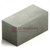 Блоr полнотелый бетонный серый 390х190х188 СКЦ-1ПЛП
