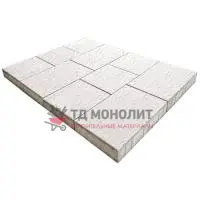 Тротуарная плитка Инсбрук Ланс, 60 мм, белый, Old-Age