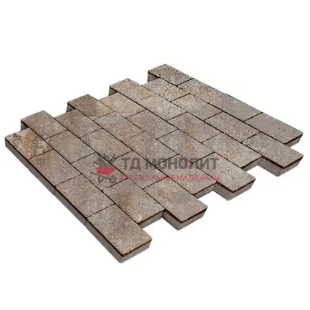 Тротуарная плитка Севилья ColorMix Берилл, 80 мм, гладкая