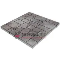 Тротуарная плитка Инсбрук Альпен, 60 мм, ColorMix Умбра, гладкая