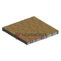 Тротуарная плитка Инсбрук Альт Нео, 60 мм, бежевый , гладкая