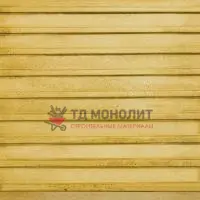 Тактильная плитка с продольными рифами, жёлтый