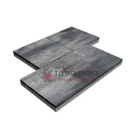 Тротуарная плитка Урбан Форс, 80 мм, ColorMix Актау, гладкая