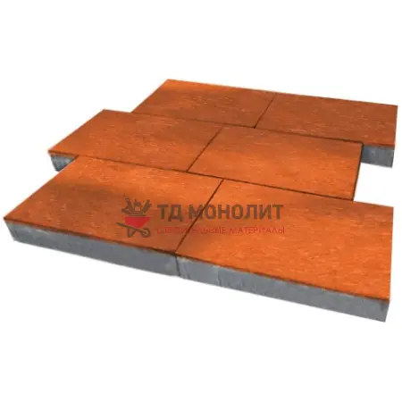 Тротуарная плитка Парк Плейс, 60 мм, ColorMix Брук, гладкая