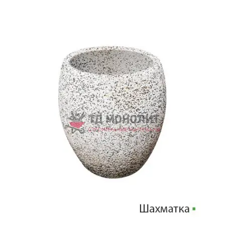 Вазон из бетона Verona, шахматка