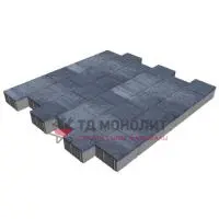 Тротуарная плитка Бельпассо Премио, 80 мм, Backwash Байкал