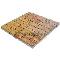 Тротуарная плитка Инсбрук Альпен, 60 мм, ColorMix Брайс, гладкая