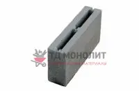 Блок 2-х пустотный перегородочный бетонный 390х80х188 СКЦ-3Л-80