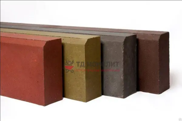 Бордюр 500х200х40 (БР 50.20.4) Садовый Желтый