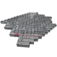 Тротуарная плитка Паркет, 60 мм, ColorMix Актау, native