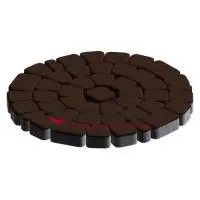 Тротуарная плитка Классико, 60 мм, Коричневый, гладкая