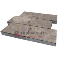 Тротуарная плитка Парк Плейс, 80 мм, ColorMix Берилл, гладкая