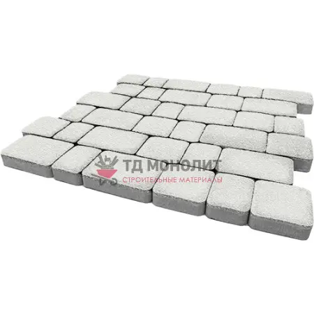 Тротуарная плитка Инсбрук Альт, 60 мм, белый, native