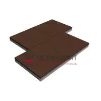 Тротуарная плитка Урбан Форс, 80 мм, коричневый, Native