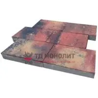 Тротуарная плитка Парк Плейс, 60 мм, ColorMix Оригон, гладкая