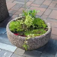 Вазон из бетона Koleo, гранит