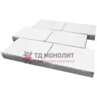 Тротуарная плитка Парк Плейс, 80 мм, белый