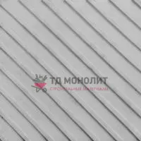 Тактильная плитка с диагональными рифами, серый