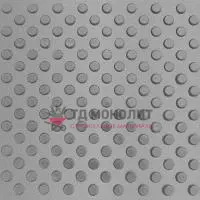 Тактильная плитка с конусными диагональными рифами, серый