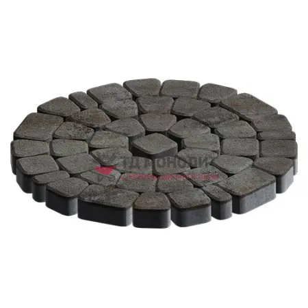 Тротуарная плитка Классико, 60 мм, ColorMix Берилл, native