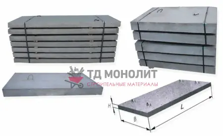 Плита канальная каналов В6