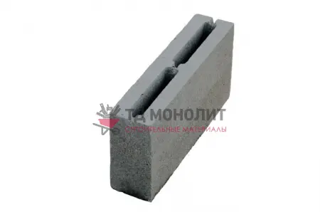 Камень 2-х пустотный перегородочный бетонный 390х120х188 СКЦ-12Л