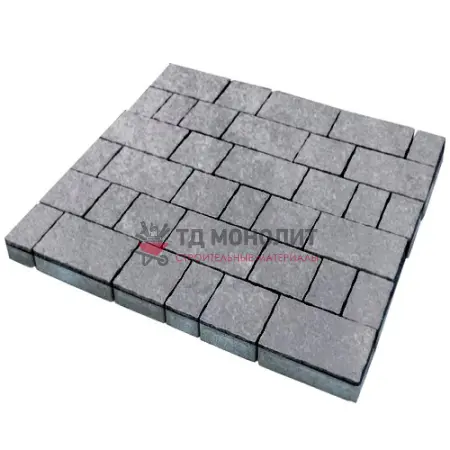 Тротуарная плитка Старый Город, 60 мм, ColorMix Монохром, гладкая