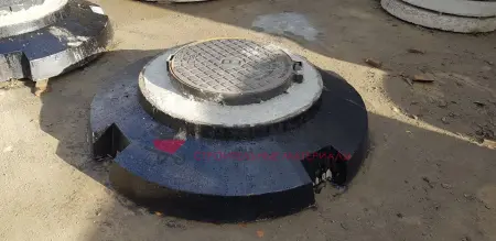 Опорная плита УОП-6 (с люком тип ТМ (D400) ОУЭ-600) Опорная плита УОП-6 (с люком тип ТМ (D400) ОУЭ-600)