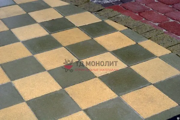 Тротуарная плитка 200х100х70 Желтый