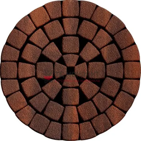 Тротуарная плитка Классико Нео, 60 мм, Colormix Брук, native