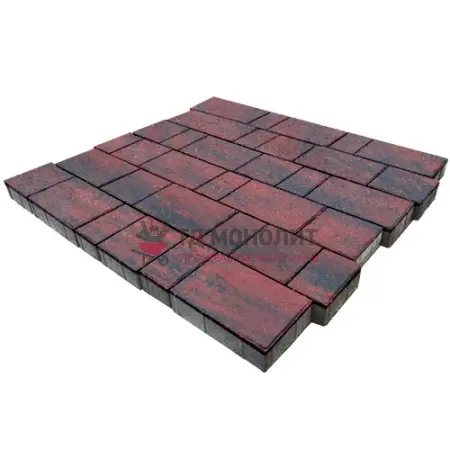 Тротуарная плитка Бергамо Colormix Рейнир, 40 мм, гладкая