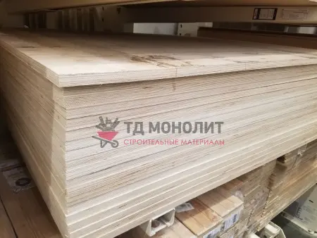 Фанера ФК 18 мм 1525x1525 мм сорт 4/4