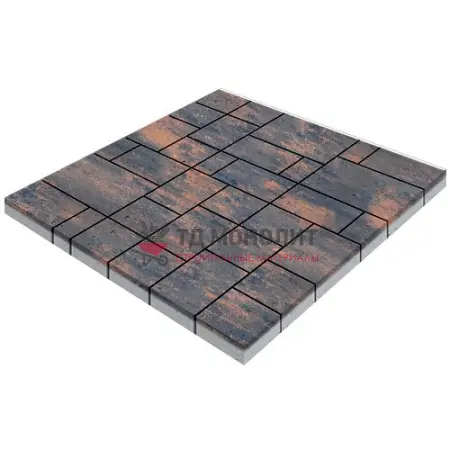 Тротуарная плитка Инсбрук Альпен, 60 мм, ColorMix Айвори, гладкая