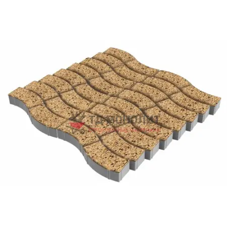 Тротуарная плитка Аксио, 80 мм, Истра, backwash