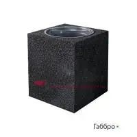 Урна из бетона Garden, габбро