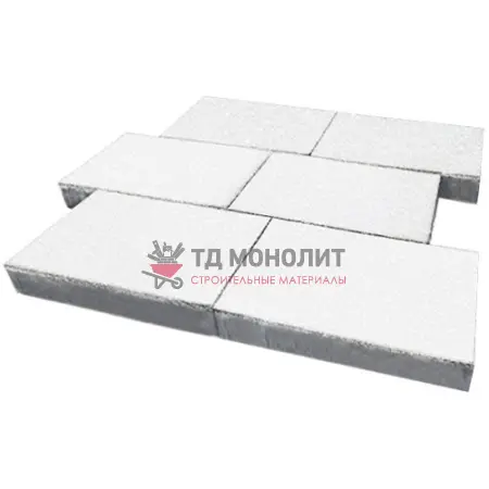 Тротуарная плитка Парк Плейс, 80 мм, белый, native