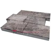 Тротуарная плитка Парк Плейс, 80 мм, ColorMix Умбра, native