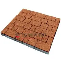 Тротуарная плитка Старый город, 60 мм, оранжевый, Native