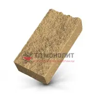 Стеновой камень облицовочный с колотой поверхностью, бежевый