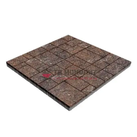 Тротуарная плитка Инсбрук Альпен, 60 мм, ColorMix Сепия, гладкая