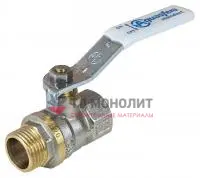 Кран шаровой латунь никель 1102 Standard Ду 25 Ру25 ВР полнопроходной бабочка Aquasfera 1102-03