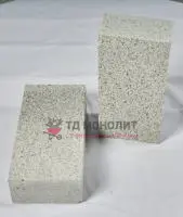 Термообработанная гранитная плита мощения 1000х600х150