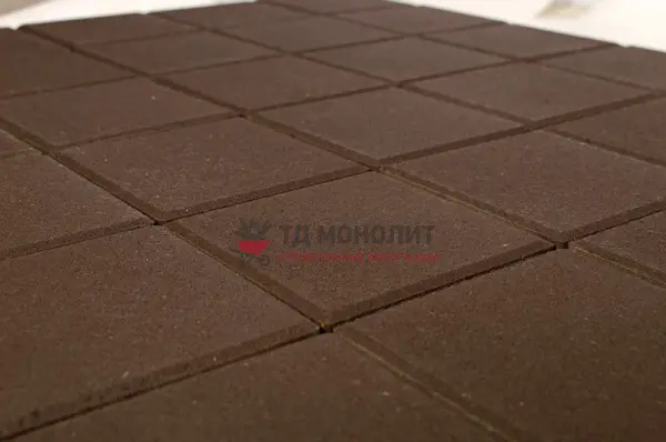 Тротуарная плитка 143х143х45 Коричневый