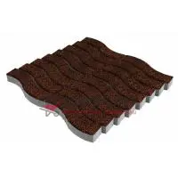 Тротуарная плитка Аксио, 80 мм, Таймыр, backwash