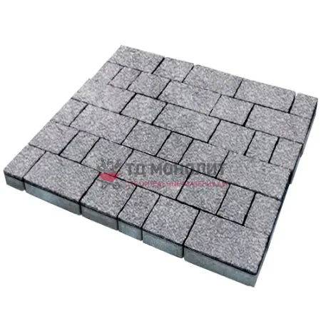 Тротуарная плитка Старый город, 60 мм, ColorMix Монохром, Native