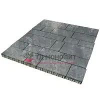 Тротуарная плитка Инсбрук Тироль, 60 мм, ColorMix Актау, гладкая