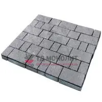 Тротуарная плитка Старый город, 60 мм, ColorMix Монохром