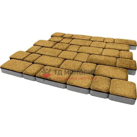 Тротуарная плитка Инсбрук Альт, 60 мм, жёлтый, native