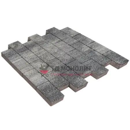 Тротуарная плитка Грас, 80 мм, ColorMix Актау, antico