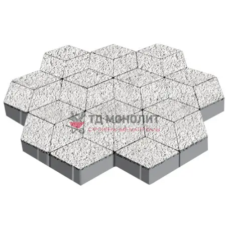 Тротуарная плитка Полярная звезда, 80 мм, Эльтон, Backwash